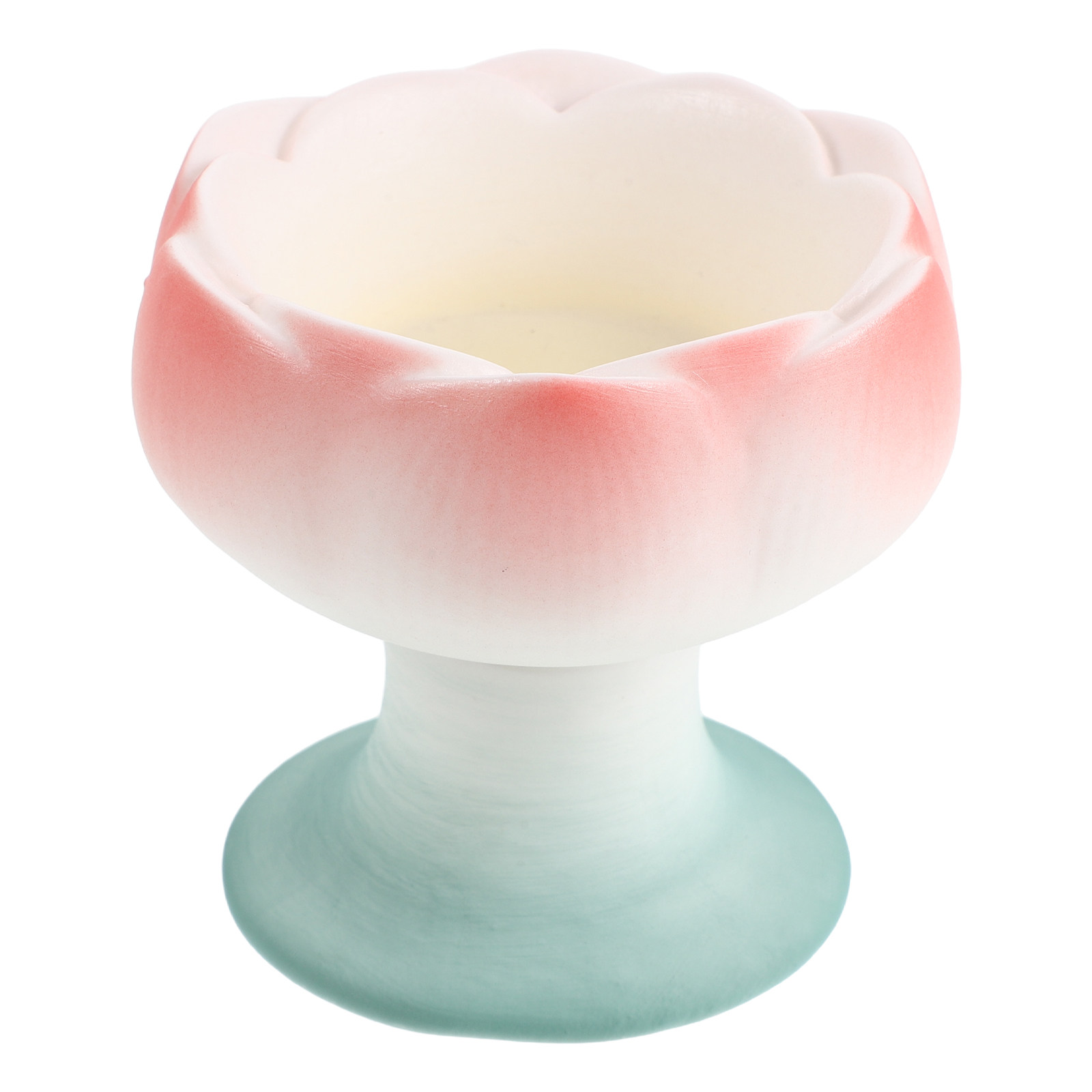 Zen Candle Supplies - Ceramic Lotus Shaped Holder with Elevated