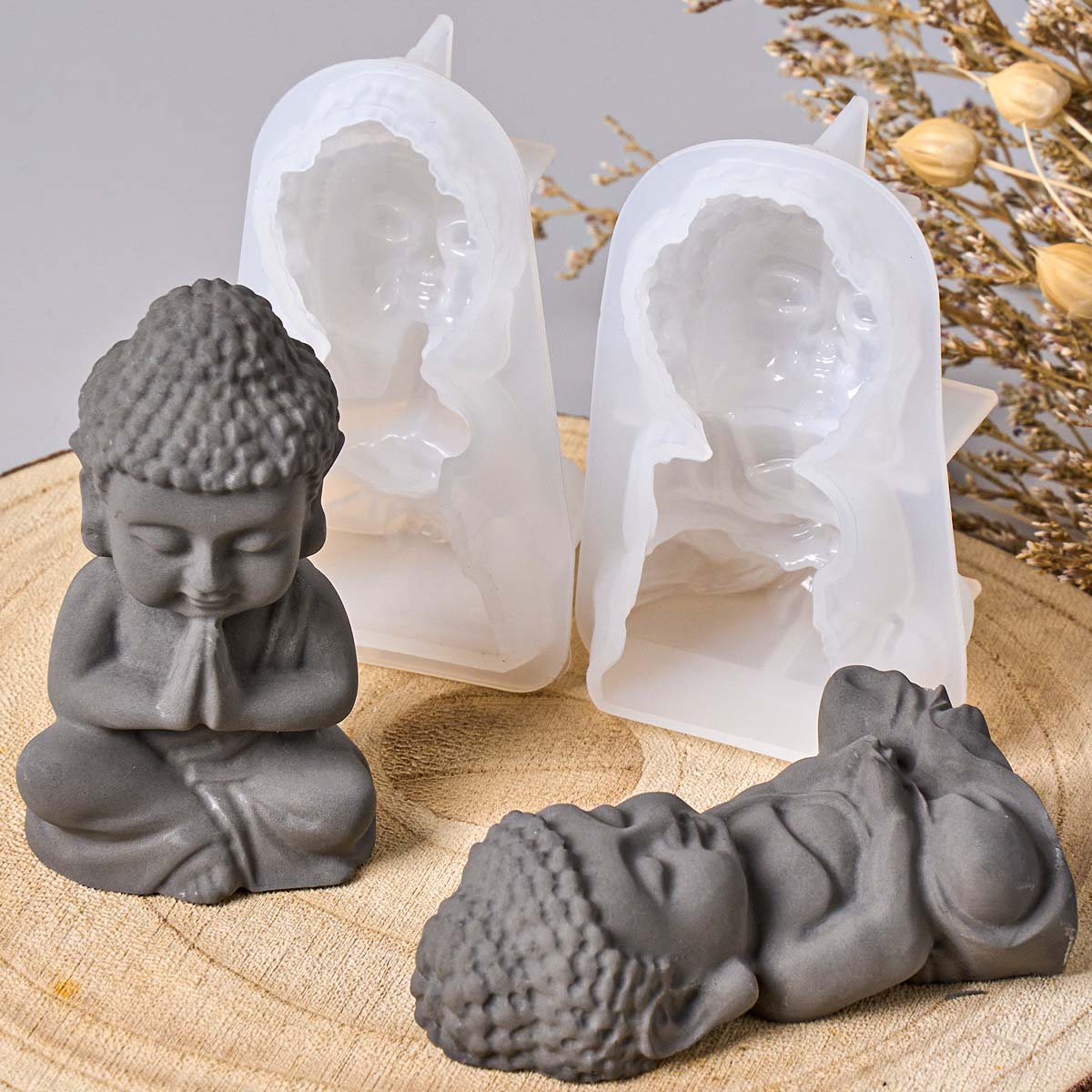 3D Buddha Silicone Candle Mold – Zen Candle Supplies Bewertung und Preis